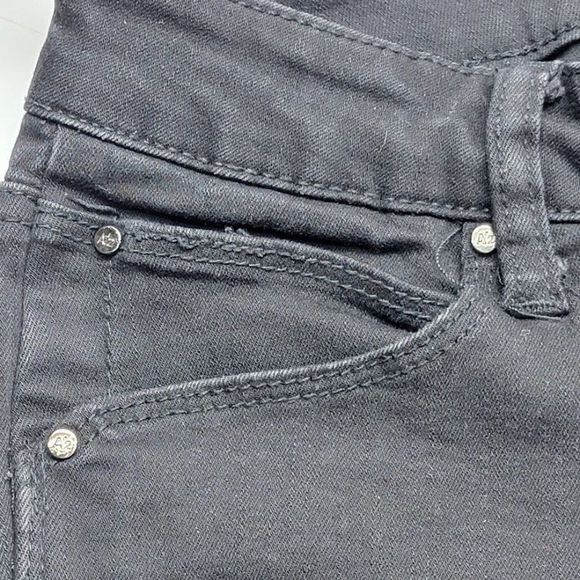 Special A A'2nd Destressed Ankle Skinny Jeans Size 3 Dark Wash Black Denim 26X27 - Picture 8 of 10